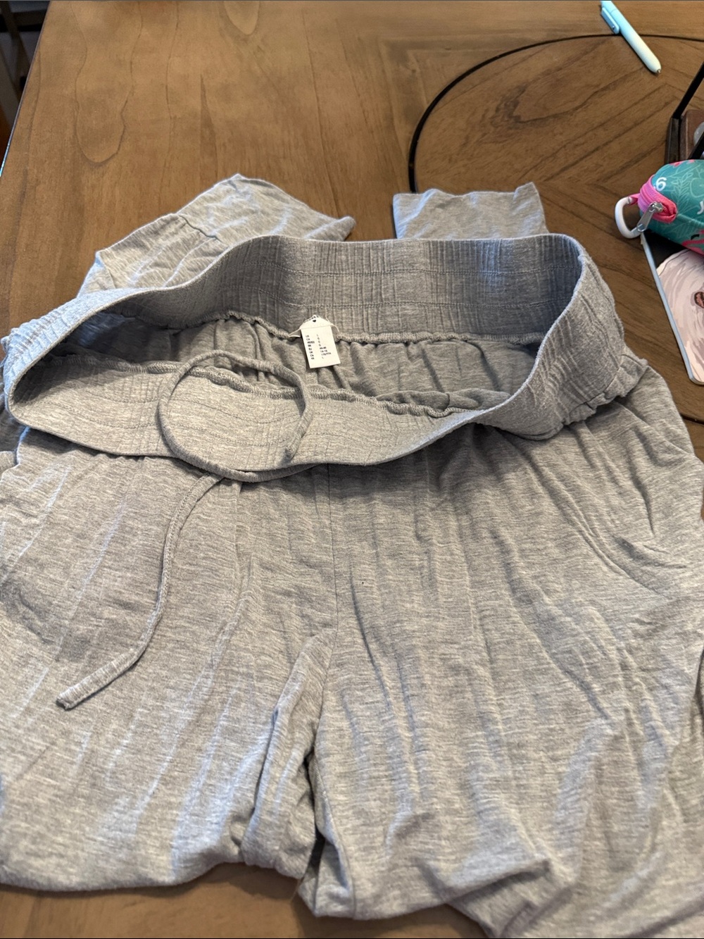 Forever 21 Light Gray Drawstring Lounge joggers